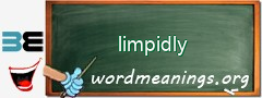 WordMeaning blackboard for limpidly